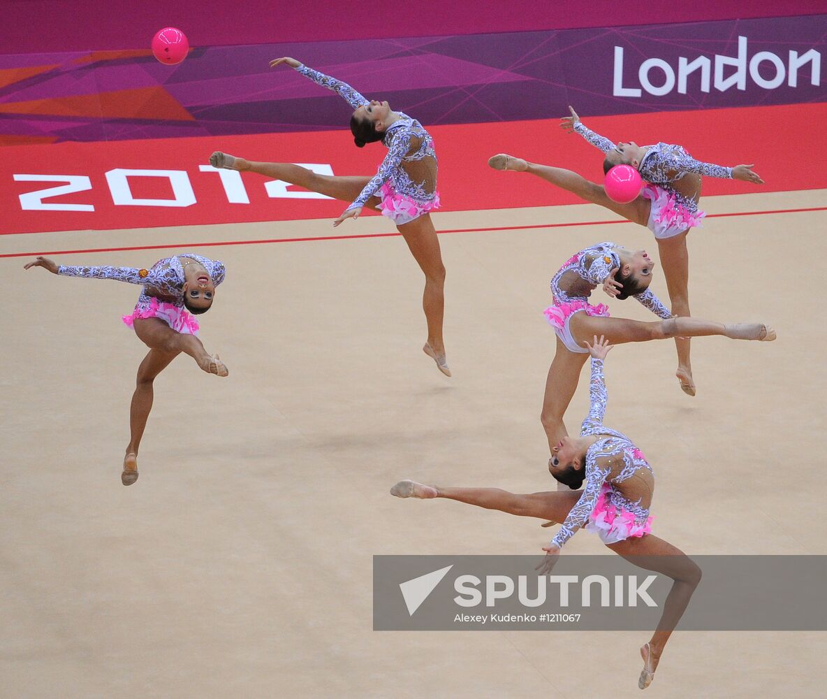 Olympics 2012 Rhythmic gymnastics. Group. Final