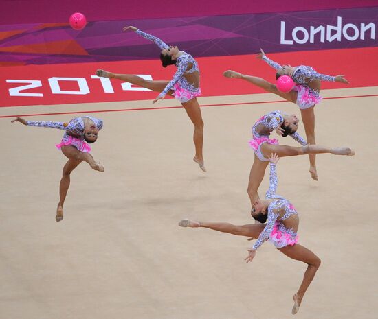 Olympics 2012 Rhythmic gymnastics. Group. Final