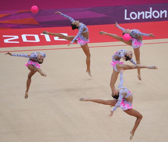 Olympics 2012 Rhythmic gymnastics. Group. Final