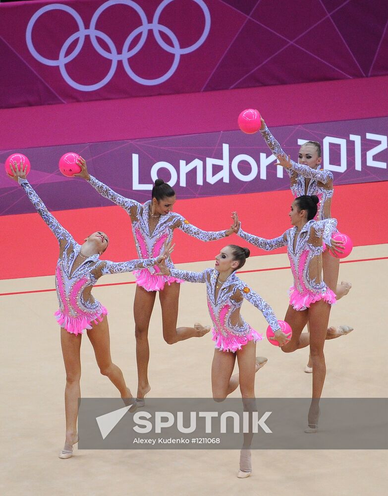 Olympics 2012 Rhythmic gymnastics. Group. Final