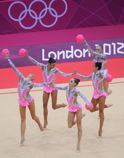 Olympics 2012 Rhythmic gymnastics. Group. Final