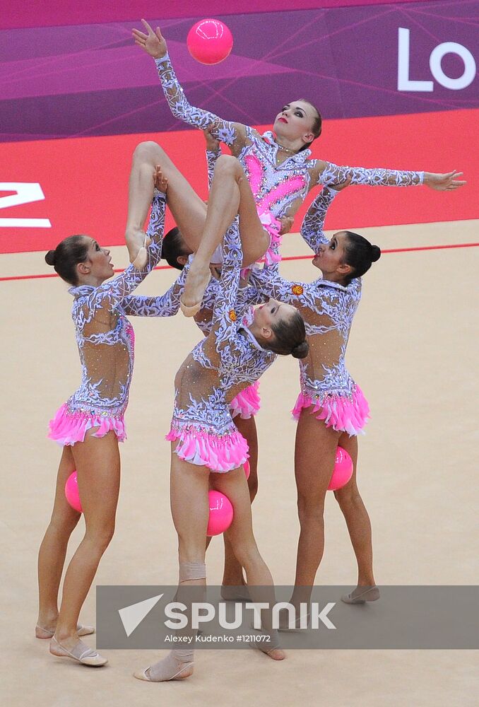 Olympics 2012 Rhythmic gymnastics. Group. Final