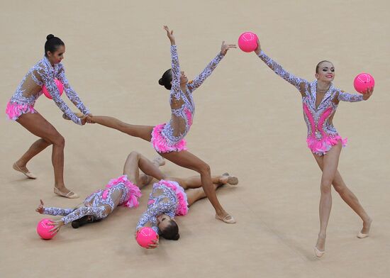 Olympics 2012 Rhythmic gymnastics. Group. Final