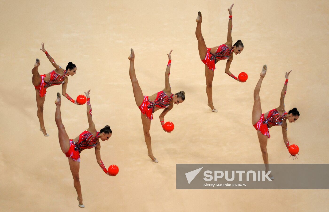 2012 Olympics. Rhythmic gymanstics. Group All-Around final