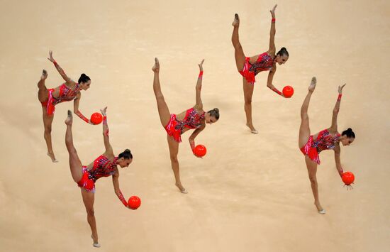 2012 Olympics. Rhythmic gymanstics. Group All-Around final