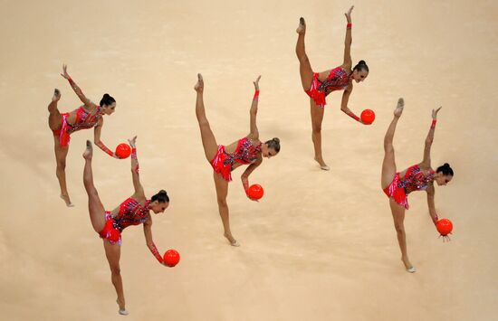 2012 Olympics. Rhythmic gymanstics. Group All-Around final