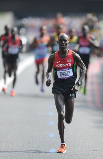 2012 Olympics. Athletics. Men's marathon