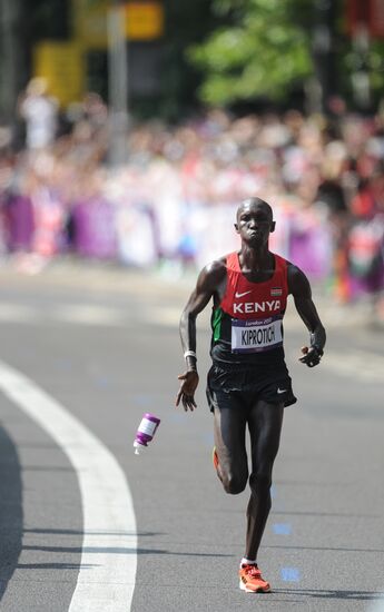 2012 Olympics. Athletics. Men's marathon