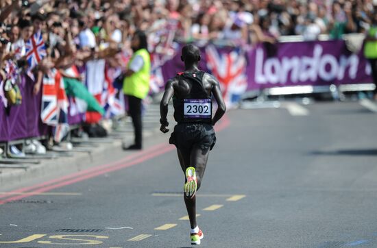 2012 Olympics. Athletics. Men's marathon