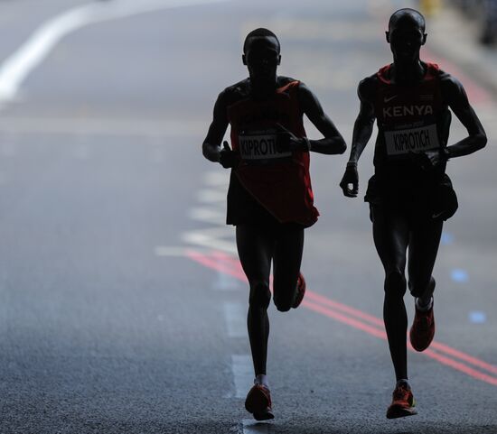 2012 Olympics. Athletics. Men's marathon