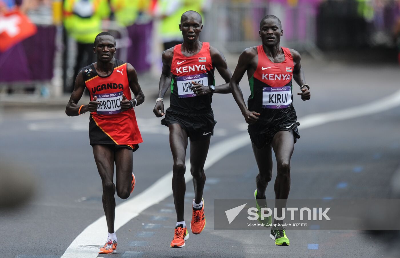 2012 Olympics. Athletics. Men's marathon
