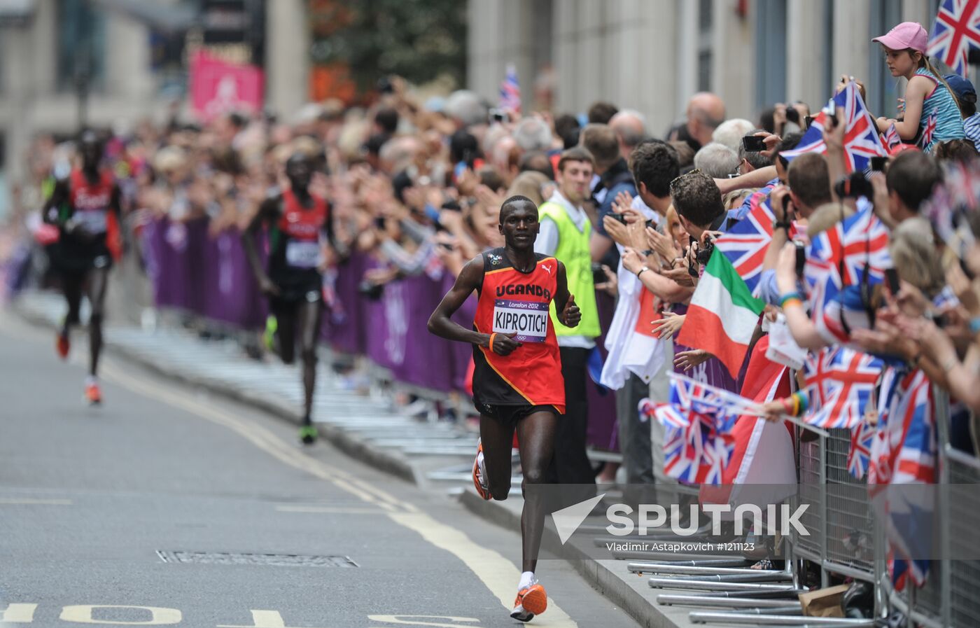 2012 Olympics. Athletics. Men's marathon