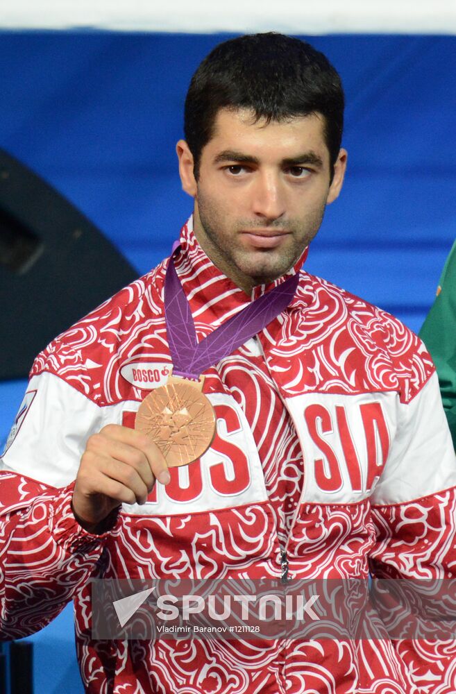 Olympics 2012 Men's Boxing. Awards ceremony