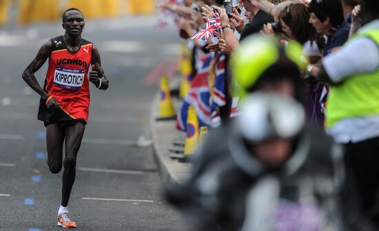 2012 Olympics. Athletics. Men's marathon
