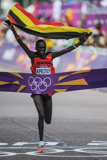 2012 Olympics. Athletics. Men's marathon