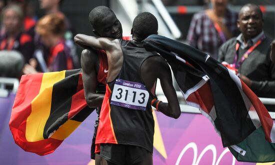 2012 Olympics. Athletics. Men's marathon