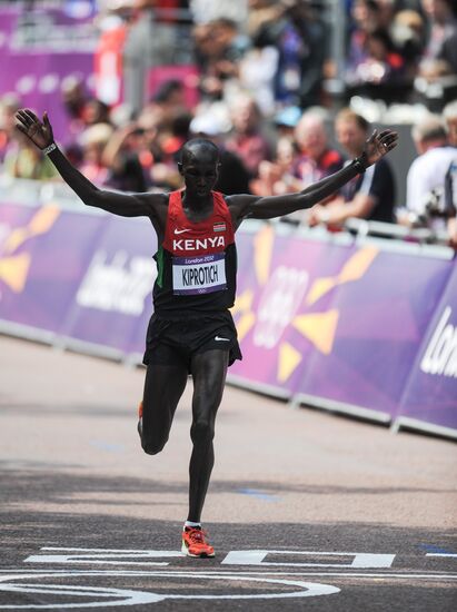 2012 Olympics. Athletics. Men's marathon