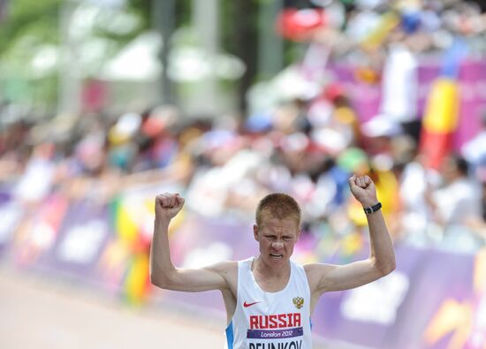 2012 Olympics. Athletics. Men's marathon