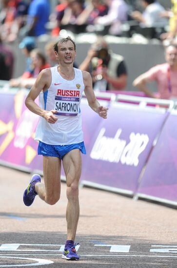 2012 Olympics. Athletics. Men's marathon