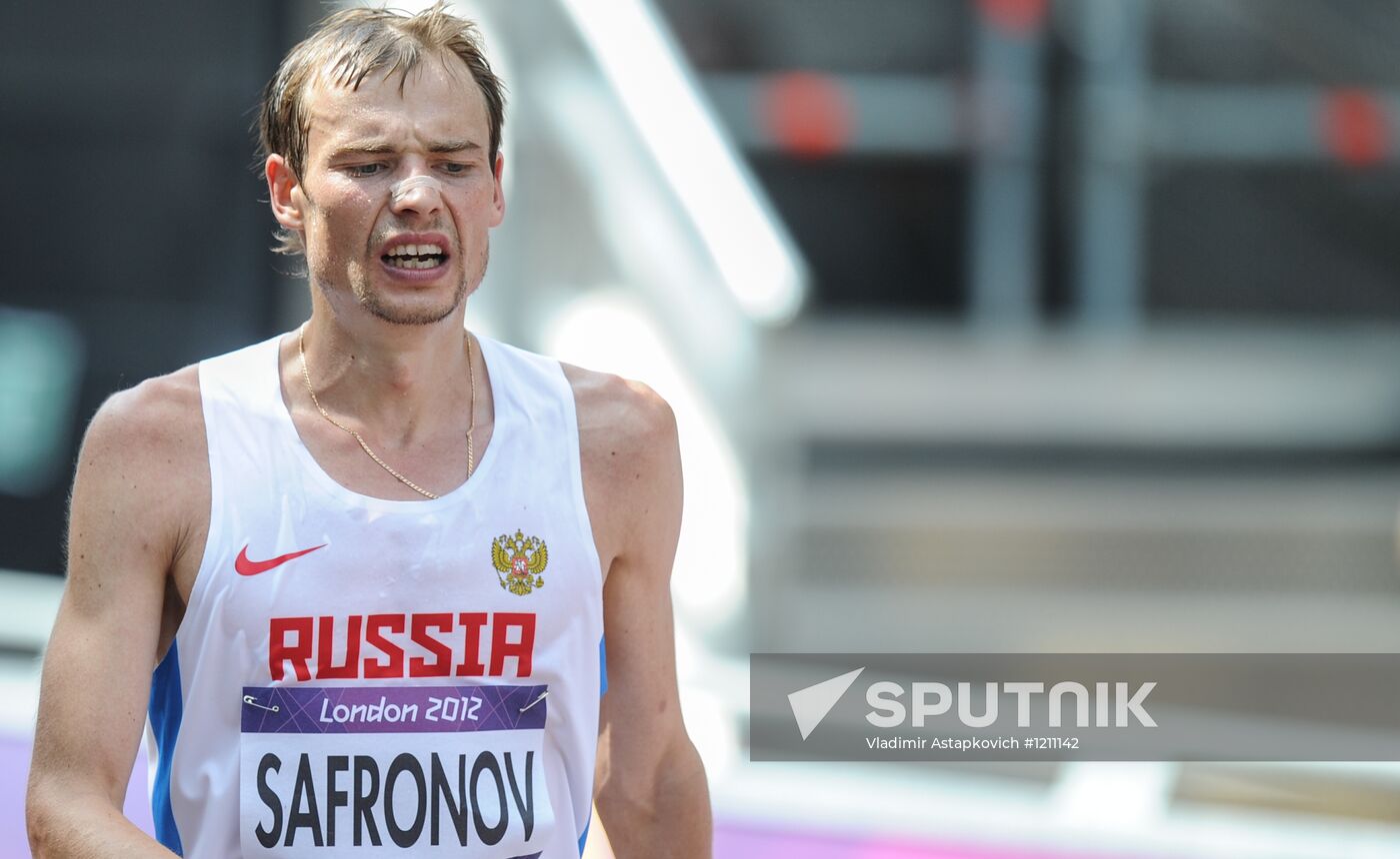 2012 Olympics. Athletics. Men's marathon
