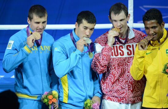 Olympics 2012 Men's 81 kg Boxing. Fight for 1st place