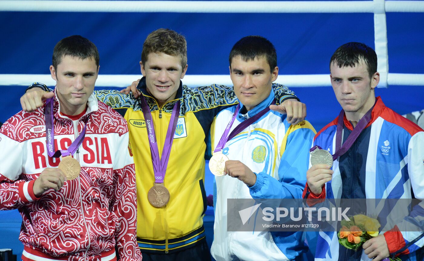 Olympics 2012 Men's 81 kg Boxing. Fight for 1st place