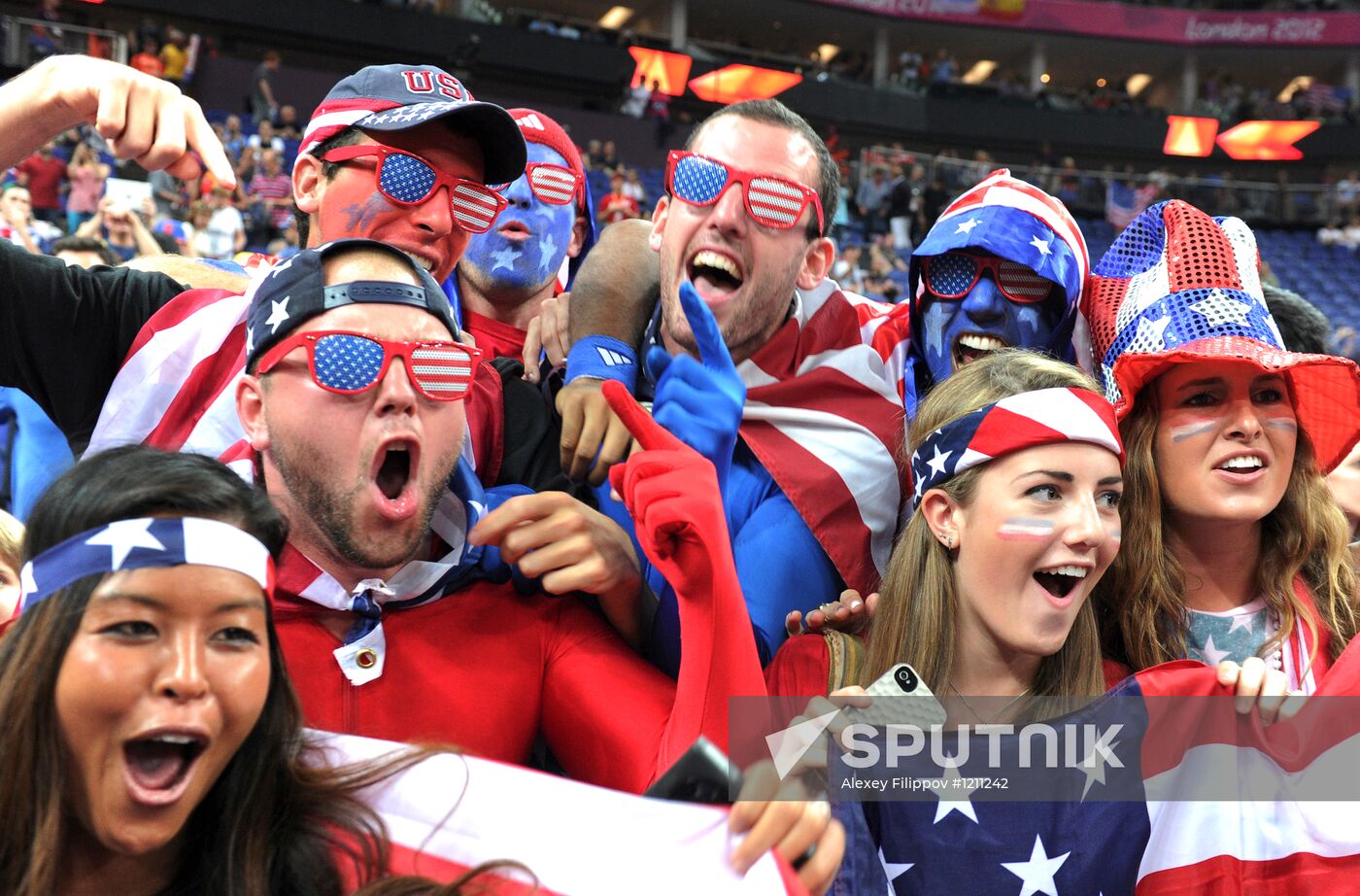 London 2012 Olympics. Men's Volleyball. United States vs. Spain