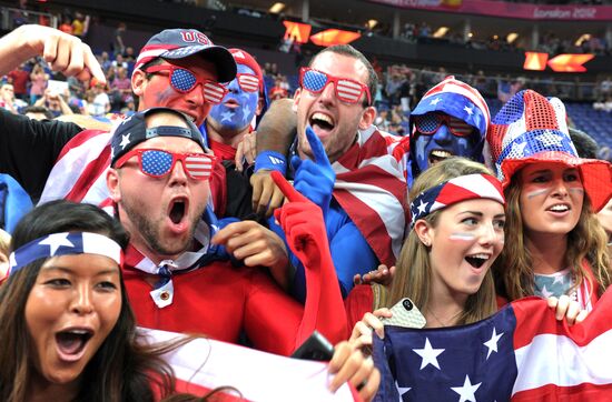 London 2012 Olympics. Men's Volleyball. United States vs. Spain