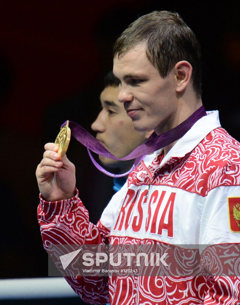 Olympics 2012 Men's 81 kg Boxing. Fight for 1st place