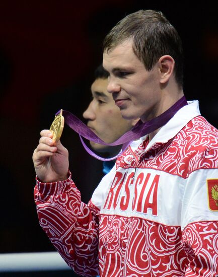 Olympics 2012 Men's 81 kg Boxing. Fight for 1st place