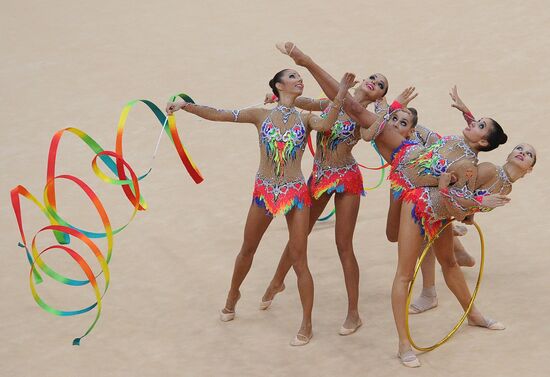 2012 Olympics. Rhythmic gymanstics. Group All-Around final