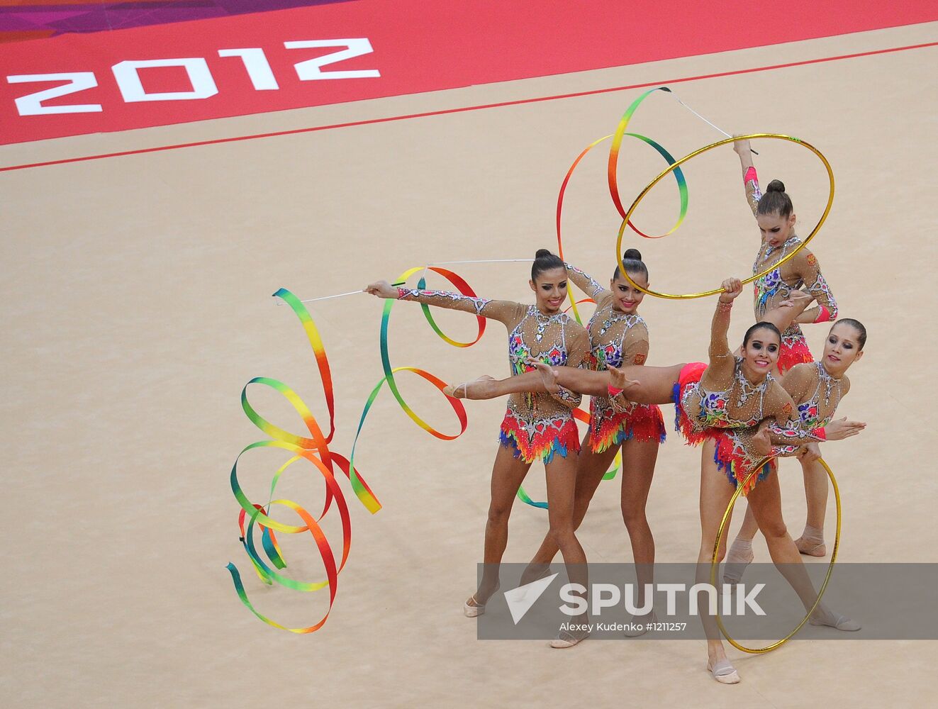 2012 Olympics. Rhythmic gymanstics. Group All-Around final