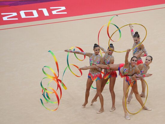 2012 Olympics. Rhythmic gymanstics. Group All-Around final