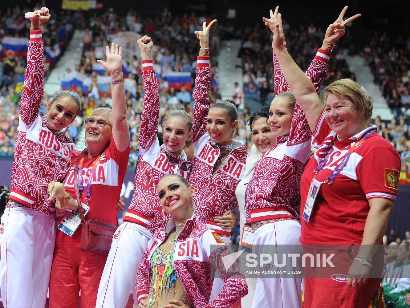 Olympics 2012 Rhythmic gymnastics. Group. Final