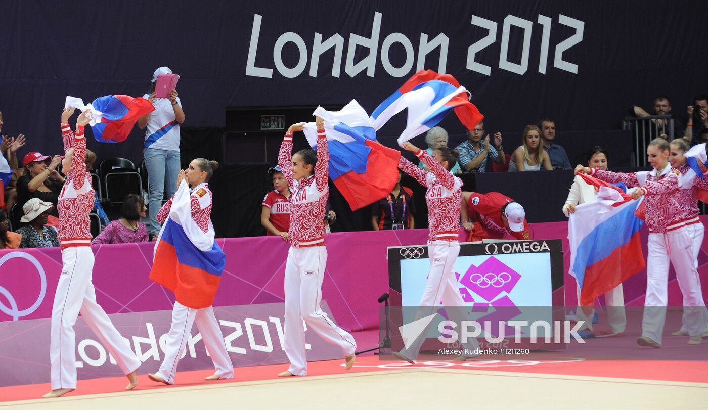 Olympics 2012 Rhythmic gymnastics. Group. Final