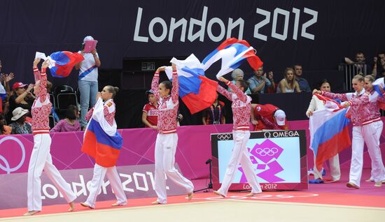Olympics 2012 Rhythmic gymnastics. Group. Final