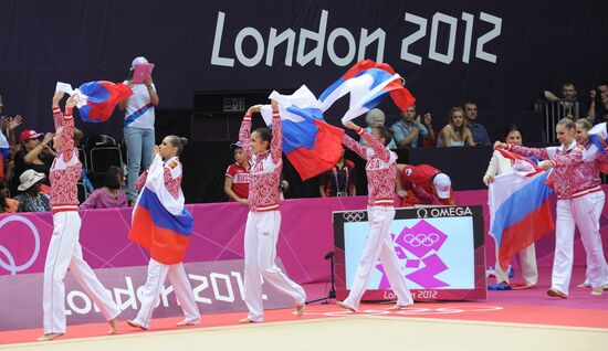 Olympics 2012 Rhythmic gymnastics. Group. Final