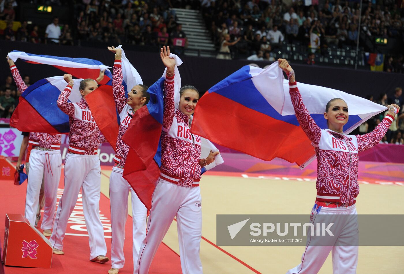 2012 Olympics. Rhythmic gymanstics. Group All-Around final