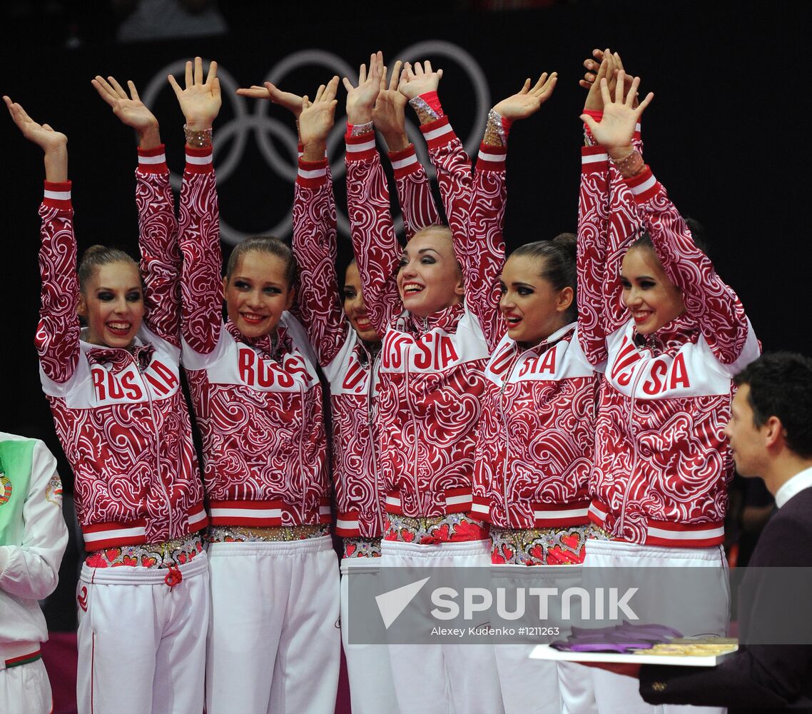 Olympics 2012 Rhythmic gymnastics. Group. Final