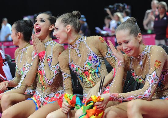 Olympics 2012 Rhythmic gymnastics. Group. Final
