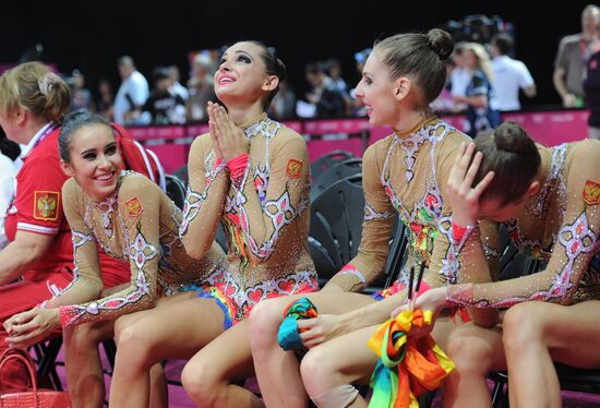 Olympics 2012 Rhythmic gymnastics. Group. Final