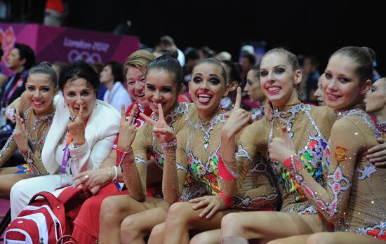 Olympics 2012 Rhythmic gymnastics. Group. Final