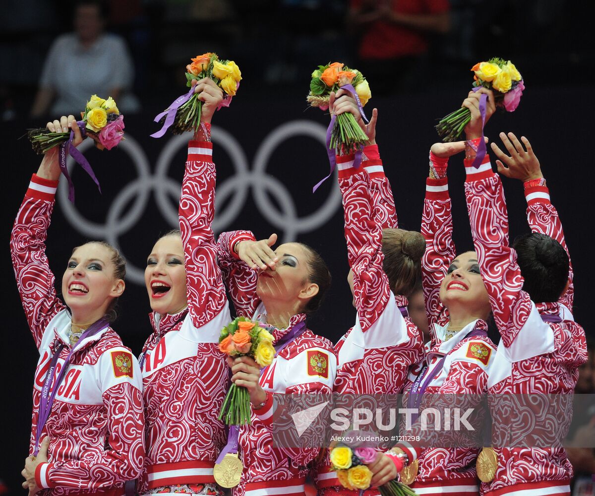 Olympics 2012 Rhythmic gymnastics. Group. Final