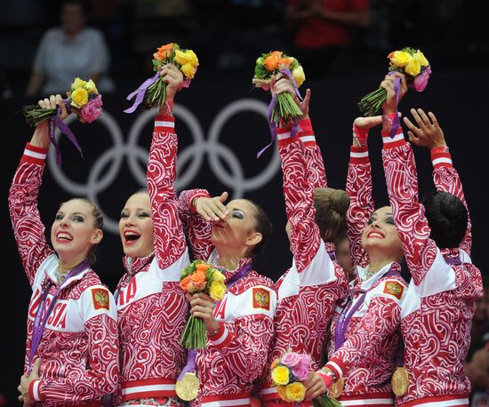 Olympics 2012 Rhythmic gymnastics. Group. Final