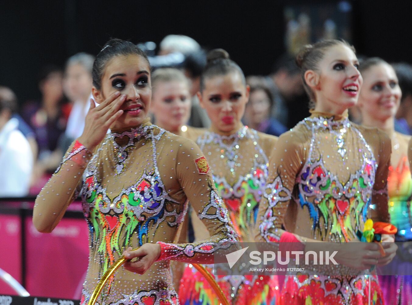 2012 Olympics. Rhythmic gymanstics. Group All-Around final