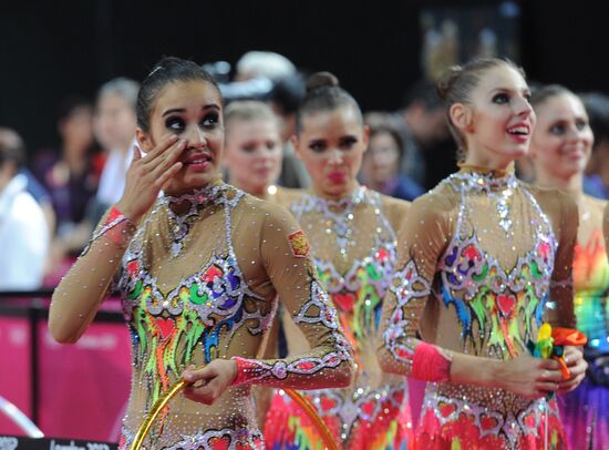 2012 Olympics. Rhythmic gymanstics. Group All-Around final