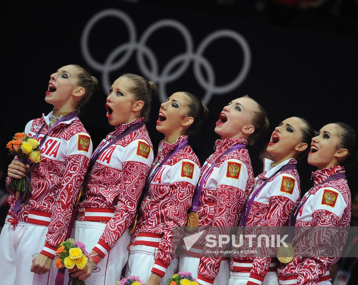 2012 Olympics. Rhythmic gymanstics. Group All-Around final