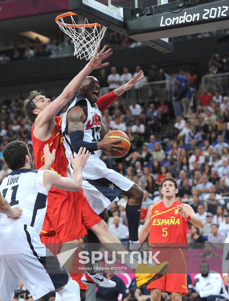 London 2012 Olympics. Men's Volleyball. United States vs. Spain