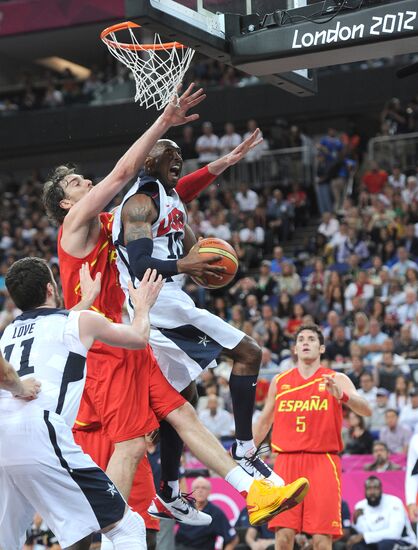 London 2012 Olympics. Men's Volleyball. United States vs. Spain