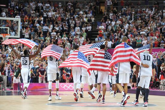 London 2012 Olympics. Men's Volleyball. United States vs. Spain